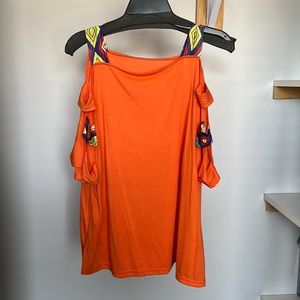 Shein Orange Summer Top